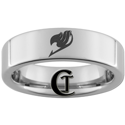 6mm Pipe Tungsten Fairy Tail Guild Designed Ring